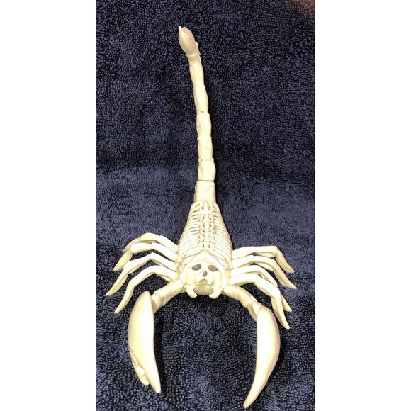 Halloween Skeleton Scorpion Scary Bones 7x6 - Picture 1 of 10